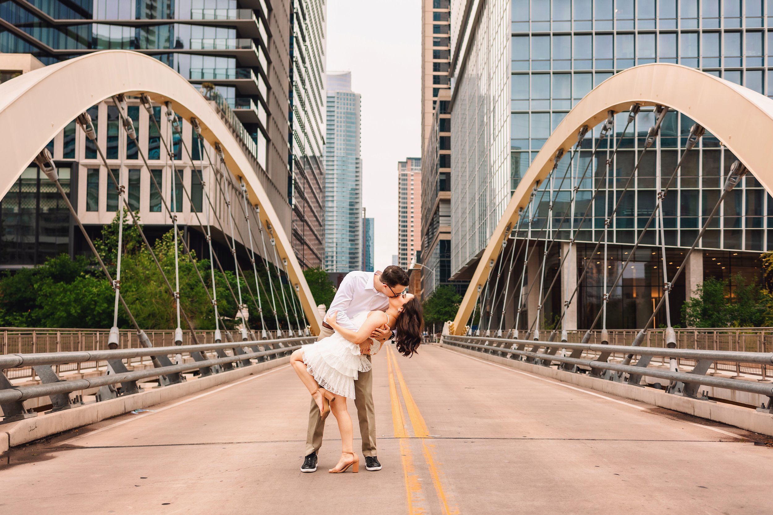 downtown austin texas engagement photography session
